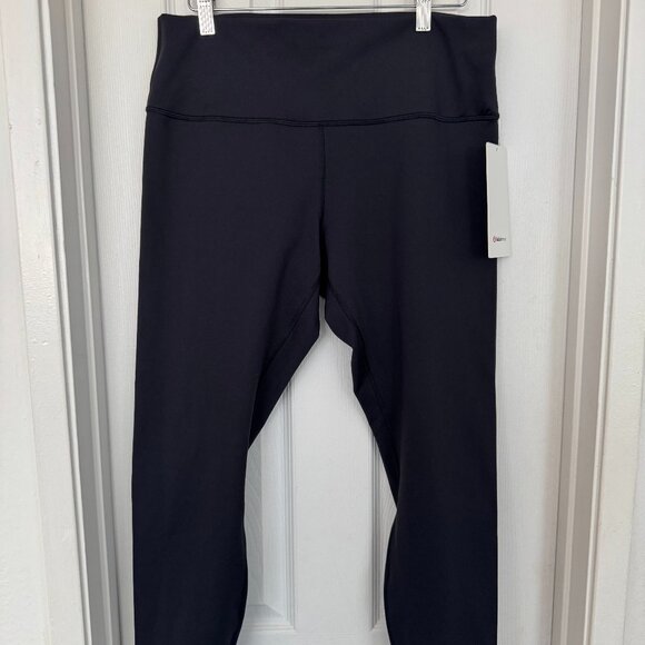 NWT Lululemon Wunder Under Luon High Rise Tights, 25'' Length, Black, Size 14 - Picture 2 of 16
